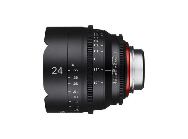 Samyang Xeen 24mm T1.5 Cine Canon Vidvinkel videoobjektiv 